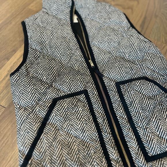 J. Crew Factory Herringbone Vest, Like New, XXS - Picture 7 of 7